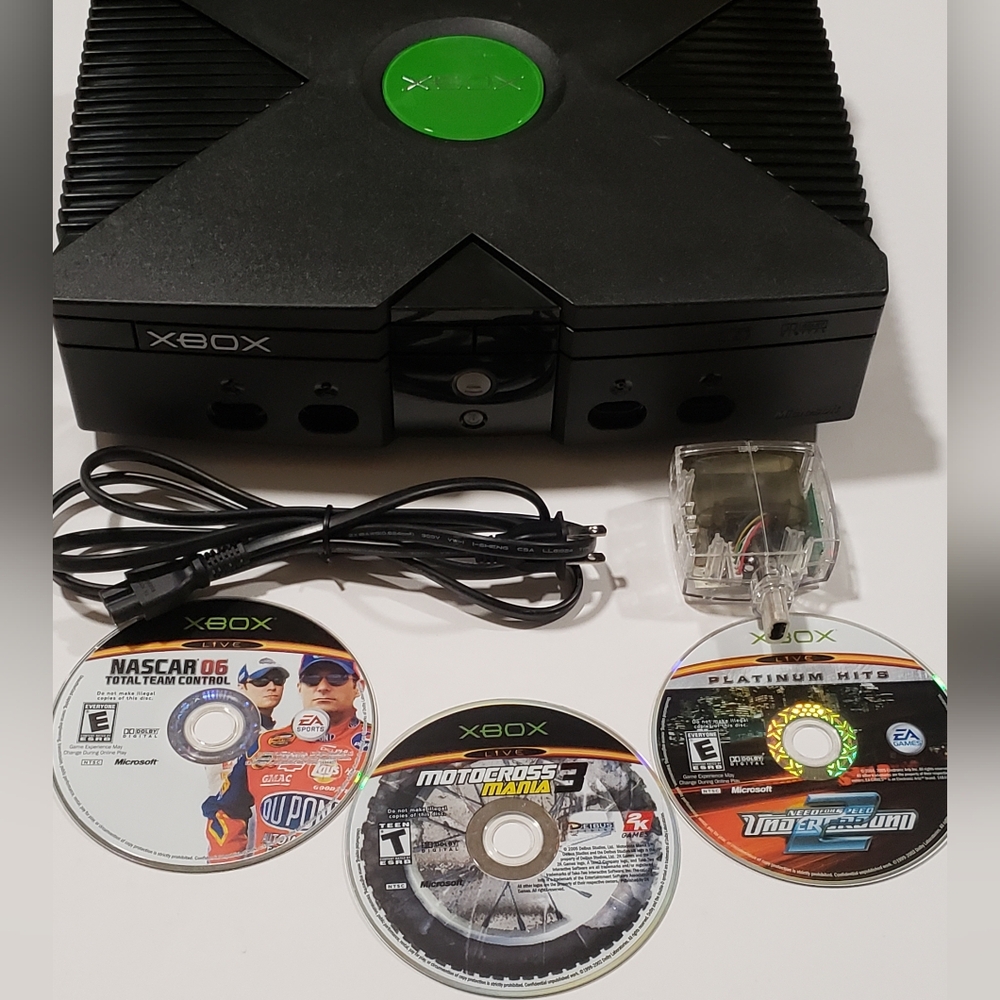 Microsoft Xbox Original Console (Refurbished) 10GB Tested 24hrs–Read Description